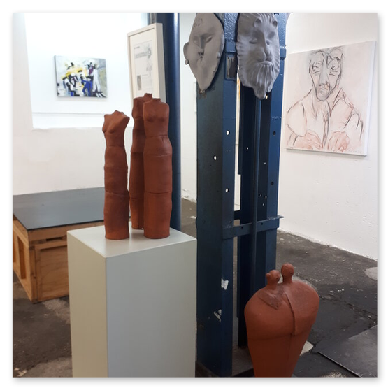Kunstwerke in der Kunstfabrik in Bärnbach 