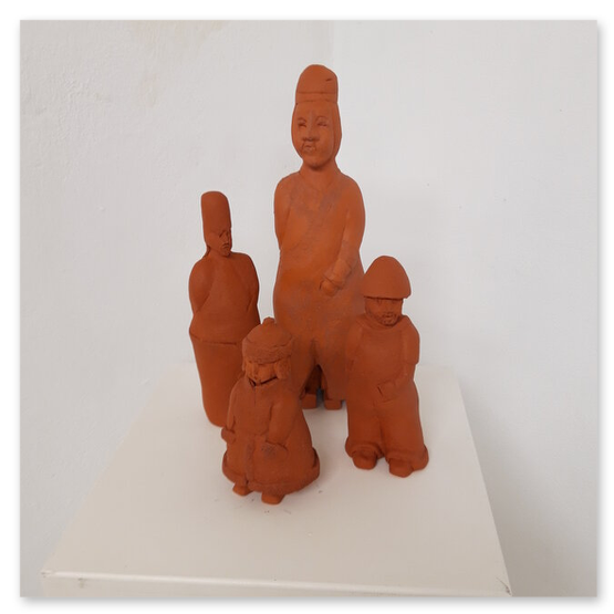 Kunstausstellung in der Kunstfabrik, Einladung, Kunstwerke ud Publikum