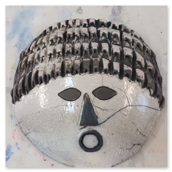Kunsterke aus Keramik in Raku Brenntechnik von Elisabeth Raunig