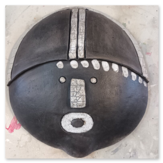 Kunsterke aus Keramik in Raku Brenntechnik von Elisabeth Raunig