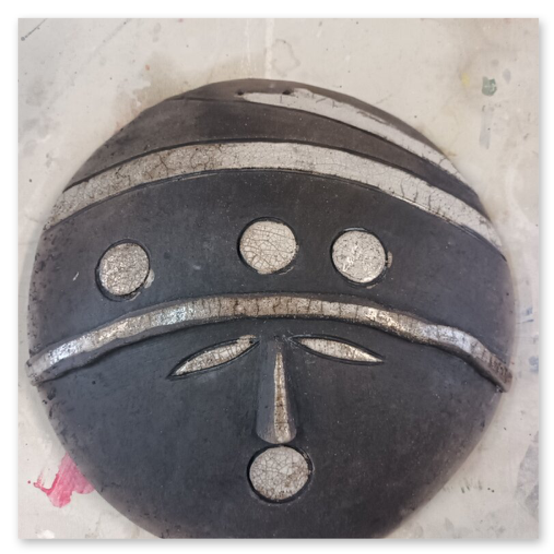 Kunsterke aus Keramik in Raku Brenntechnik von Elisabeth Raunig