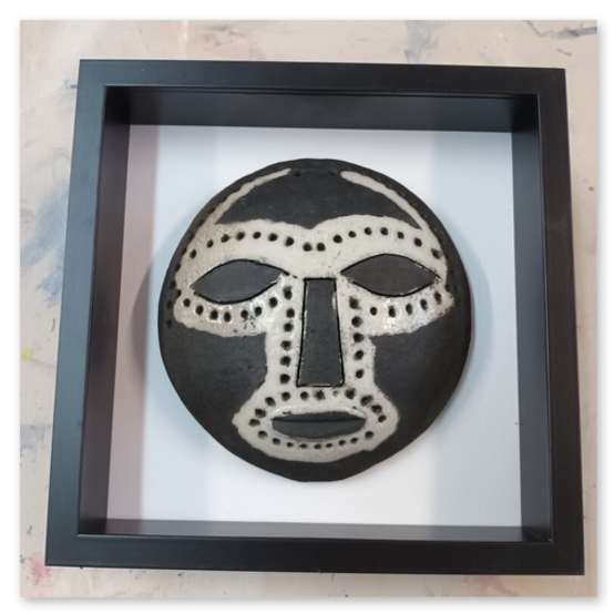 Kunsterke aus Keramik in Raku Brenntechnik von Elisabeth Raunig