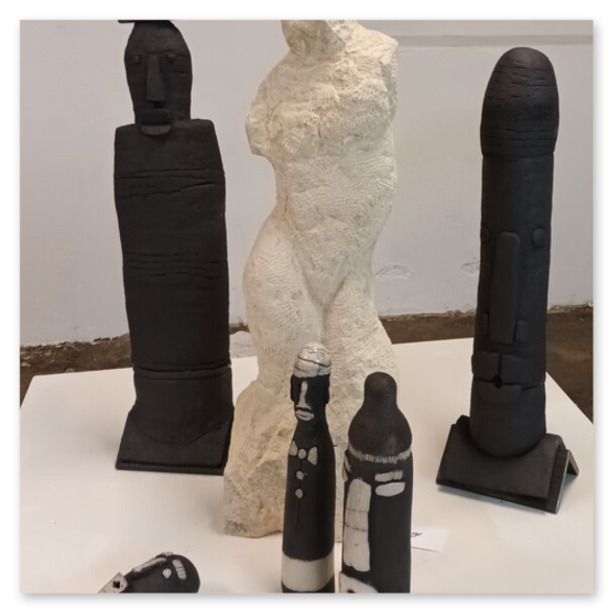 Ausstellung "Visionen" in der Kunstfabrik in Bärnbach. Vernisage und einige Kunstwerke