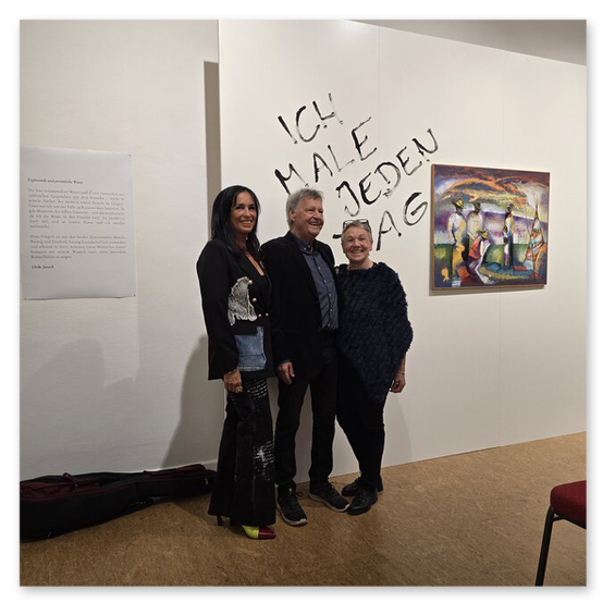 Ausstellung im Kunsthaus in Köflach, Skulpturen und Menschen