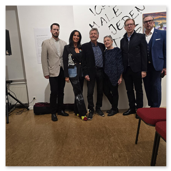 Ausstellung im Kunsthaus in Köflach, Skulpturen und Menschen