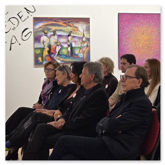Ausstellung im Kunsthaus in Köflach, Skulpturen und Menschen