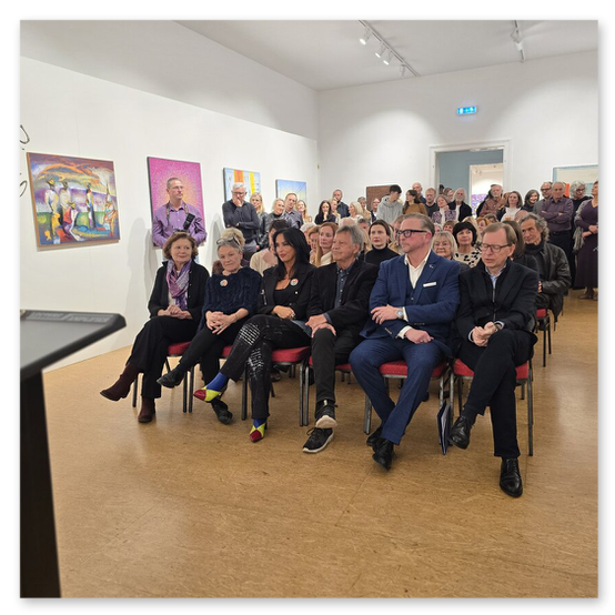 Ausstellung im Kunsthaus in Köflach, Skulpturen und Menschen