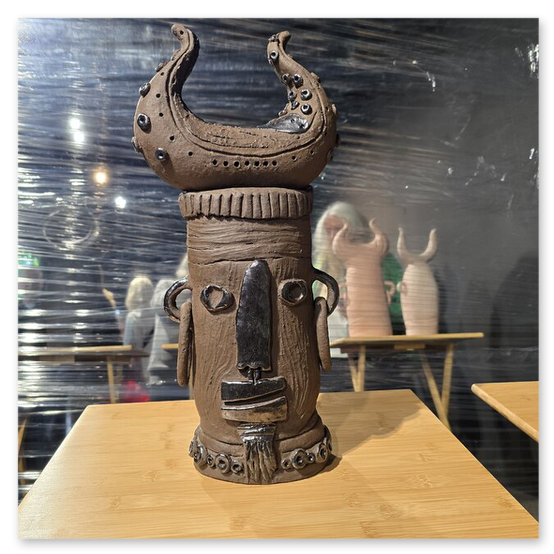 Ausstellung in Klagenfurt, Thema Caliboc - der Wächter des Feuers