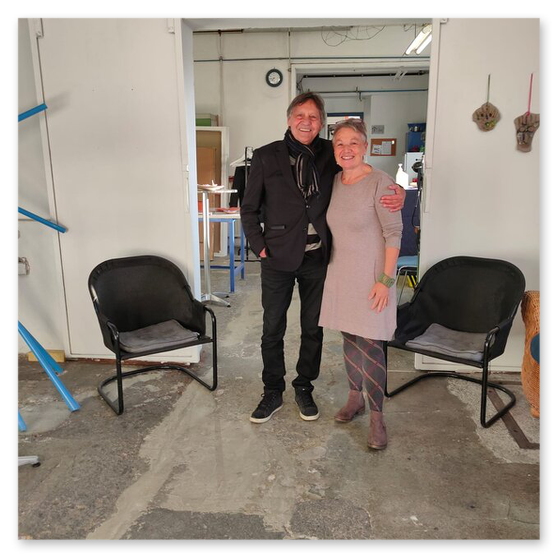 Kunstausstellung in der Kunstfabrik, Einladung, Kunstwerke ud Publikum