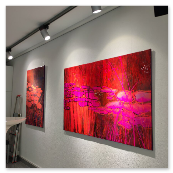 Ausstellung MOEL2ART in der Galerie am Schloßbergtor. Bilder der Vernisage und dere Kunstwerke von Monika Barwig und Elisabeth Raunig.
