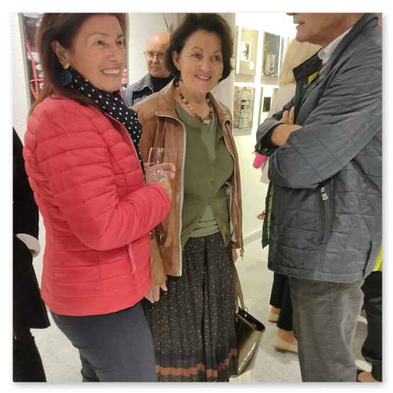 Ausstellung MOEL2ART in der Galerie am Schloßbergtor. Bilder der Vernisage und dere Kunstwerke von Monika Barwig und Elisabeth Raunig.