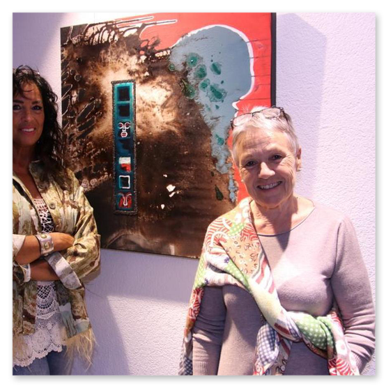 Ausstellung MOEL2ART in der Galerie am Schloßbergtor. Bilder der Vernisage und dere Kunstwerke von Monika Barwig und Elisabeth Raunig.