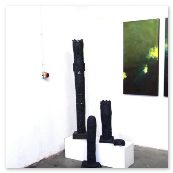 Ausstellung "Visionen" in der Kunstfabrik in Bärnbach. Vernisage und einige Kunstwerke