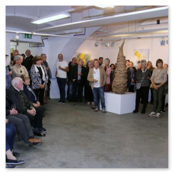 Ausstellung "Visionen" in der Kunstfabrik in Bärnbach. Vernisage und einige Kunstwerke
