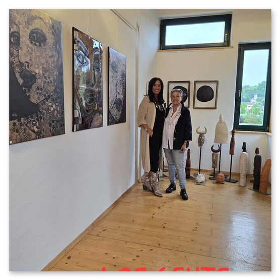 Ausstellung beim Malerwinkel, Skulpturen von Raunig Elisabeth.