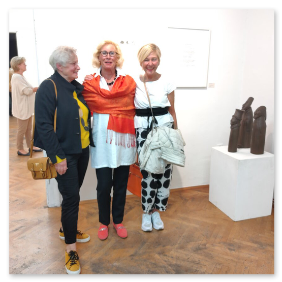 Ausstellung in der Galerie am Zentrum in Graz. Gäste und Kunstwerke