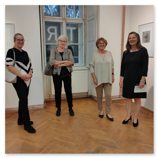 Ausstellung in der Galerie am Zentrum in Graz. Gäste und Kunstwerke