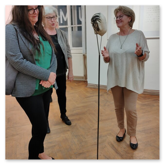 Ausstellung in der Galerie am Zentrum in Graz. Gäste und Kunstwerke
