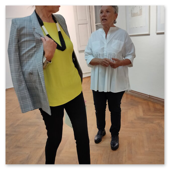Ausstellung in der Galerie am Zentrum in Graz. Gäste und Kunstwerke