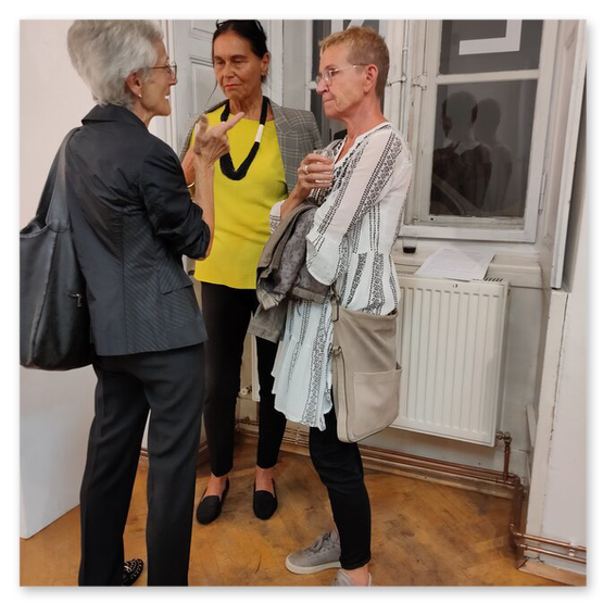 Ausstellung in der Galerie am Zentrum in Graz. Gäste und Kunstwerke