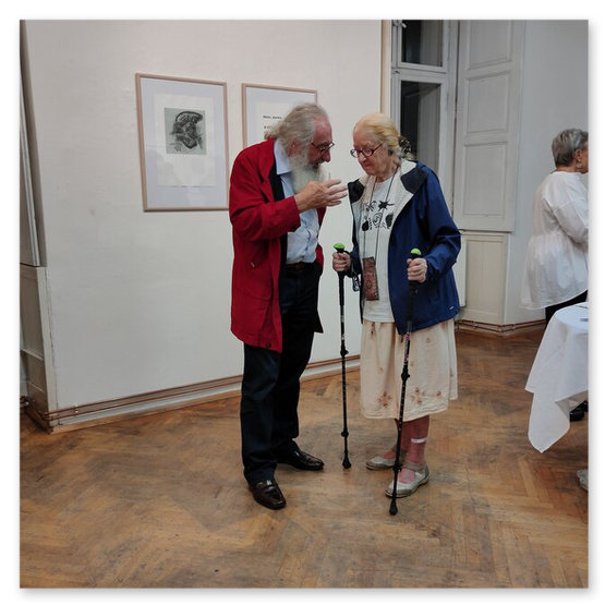 Ausstellung in der Galerie am Zentrum in Graz. Gäste und Kunstwerke