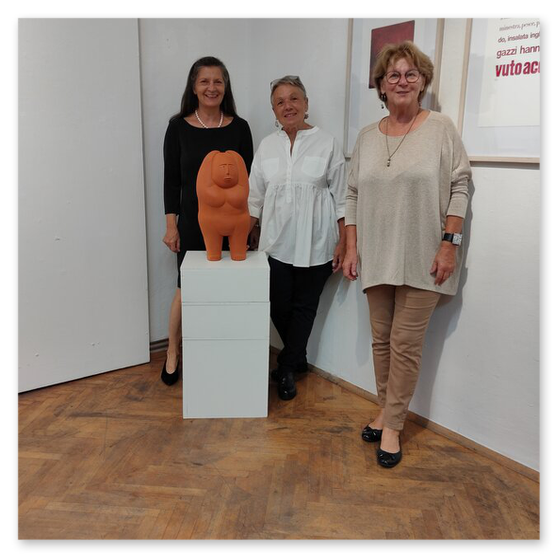 Ausstellung in der Galerie am Zentrum in Graz. Gäste und Kunstwerke