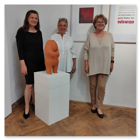Ausstellung in der Galerie am Zentrum in Graz. Gäste und Kunstwerke