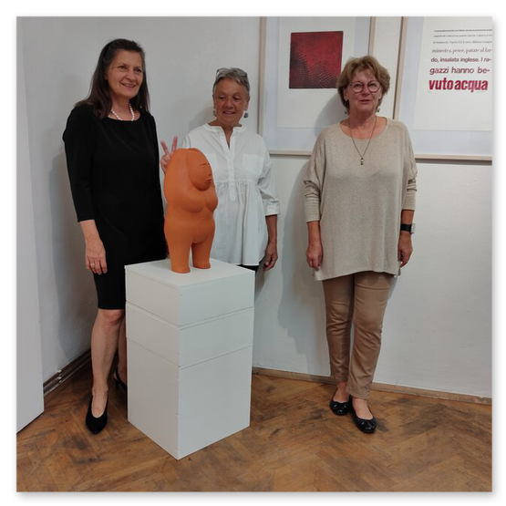 Ausstellung in der Galerie am Zentrum in Graz. Gäste und Kunstwerke