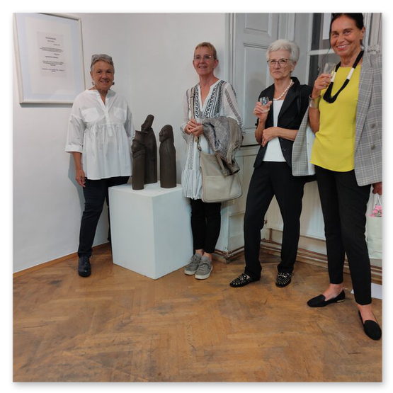 Ausstellung in der Galerie am Zentrum in Graz. Gäste und Kunstwerke