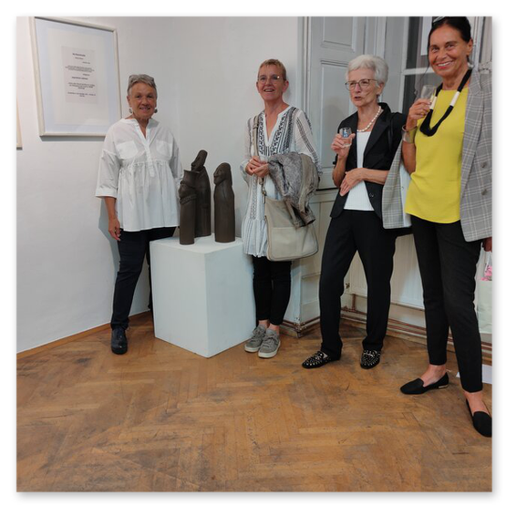 Ausstellung in der Galerie am Zentrum in Graz. Gäste und Kunstwerke