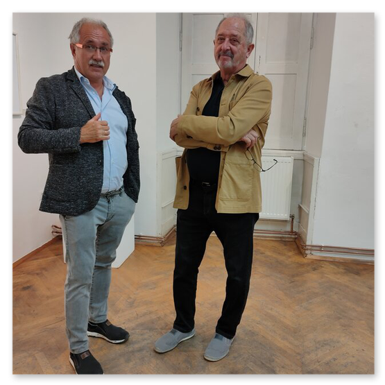 Ausstellung in der Galerie am Zentrum in Graz. Gäste und Kunstwerke